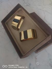 Coppia portatovaglioli vintage "Lui & Lei" 