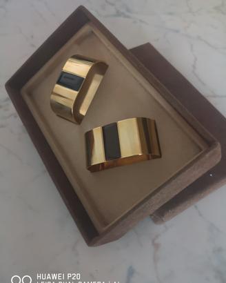Coppia portatovaglioli vintage "Lui & Lei" 