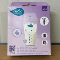 Sacchetti Nuvita latte materno x25 Nuovi