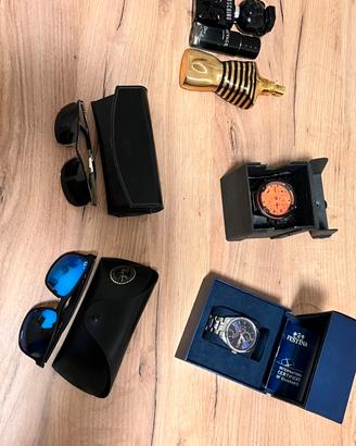Set Accessori di Lusso Orologi, Profumi, Occhiali