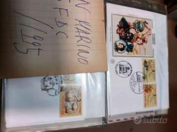 (fdc1/6) FDC SANMARINO-VATICANO-VARIE