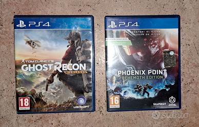 Giochi PS4 Ghost Recon Wildlands e Phoenix Point!