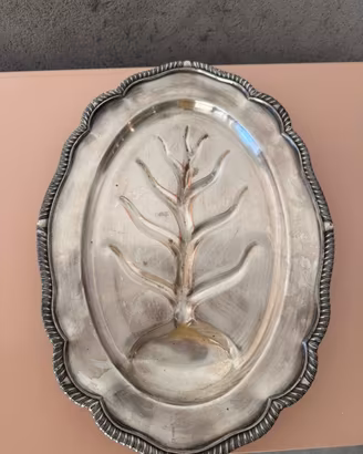 Vassoio Silver On copper vintage F.B Rogers