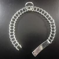 Collare per cani con maglia a scaletta in ferro