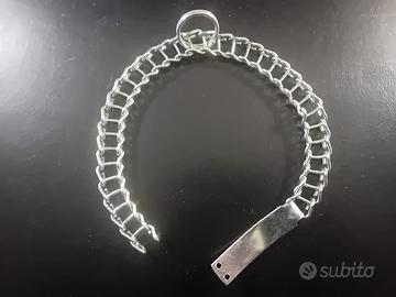 Collare per cani con maglia a scaletta in ferro