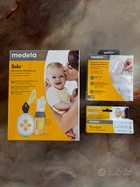 Tiralatte Medela + bustine + crema