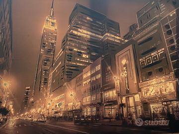 Quadro in ecopelle con Swarovski