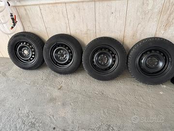 4 cerchi in ferro Fiat Panda