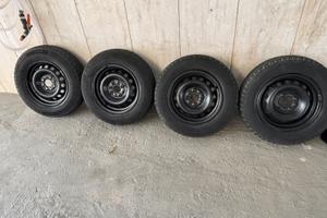 4 cerchi in ferro Fiat Panda