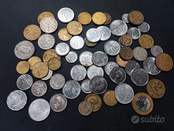Lotto collezione 62 monete Brasile Cile Ecuador 