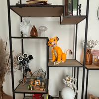 Scaffale legno e metallo