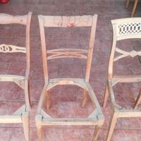 Sedie al grezzo
