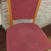 Sedie con coprisedie