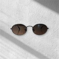 Occhiali da sole unisex stile retrò montatura nera