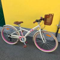 Bici MTB Btwin bambina con cambio ruota 24 nuova