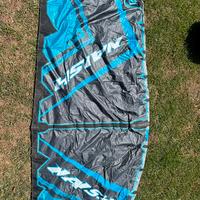 Vela nash 11mt + barra  + trapezio ion M + muta M