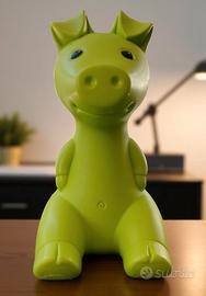 salvadanaio Ikea Gullgris di colore verde