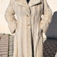 Pelliccia vera Visone bianco