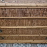 camera da letto in rattan originale