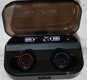 Auricolari Bluetooth con powerbank