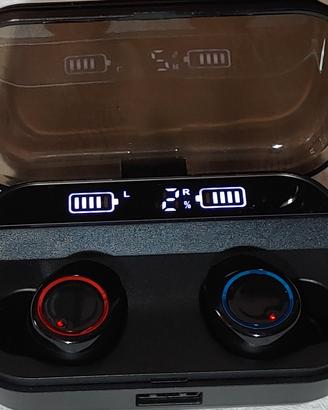 Auricolari Bluetooth con powerbank