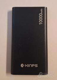 Power Bank KINPS 10000mAh - 3.5A - 2 porte USB
