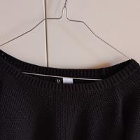 maglione nero da donna