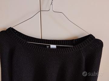 maglione nero da donna