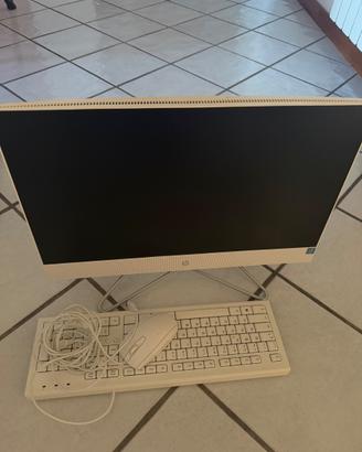 🖥️ PC HP Desktop Bianco NUOVO – Tastiera + Mouse