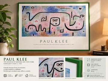 Stampa Paul Klee MoMA New York con cornice – 75×60