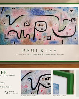 Stampa Paul Klee MoMA New York con cornice – 75×60