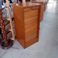 Mobile Vintage schedario a serranda con chiave