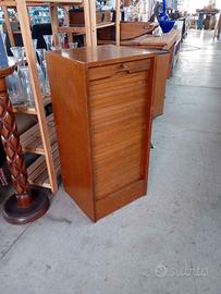 Mobile Vintage schedario a serranda con chiave