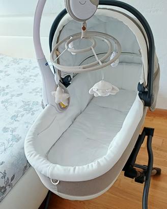 Trio Peg-Perego con culla a fianco letto 