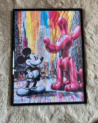 Quadro moderno 30x40 - Mickey Mouse  Pop Art
