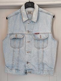 Giubbotto di jeans smanicato vintage Pacific Trail