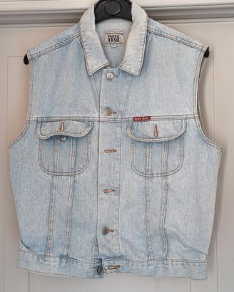 Giubbotto di jeans smanicato vintage Pacific Trail
