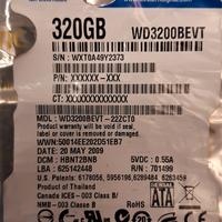 Circuito disco fisso PCB HDD WD Scorpio Blue