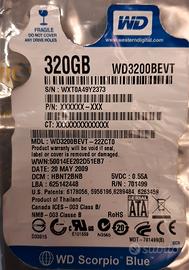 Circuito disco fisso PCB HDD WD Scorpio Blue