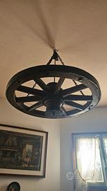 ruota di carro antica 