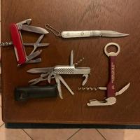 Lotto coltellini multiuso e apribottiglie vintage