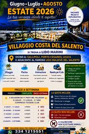 Estate 2026 Liguria Salento Sardegna