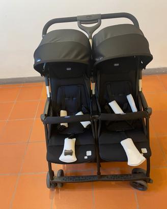PASSEGGINO OHLALÀ TWIN - genellare Chicco (nero)