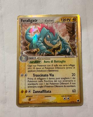 Feraligatr 2/101 ITA Rara Olografica 2007