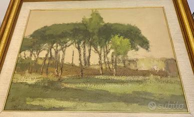 BUGLIONI ORIGINALE quadro olio su tela