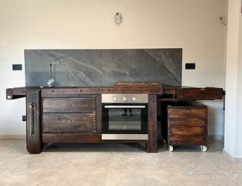 Banco falegname cucina 280cm 