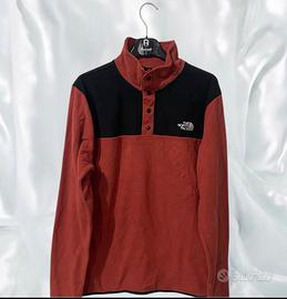 Giacca in Pile The North Face Rossa e nera,M