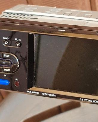 Autoradio Irradio XDTV-350RD con lettore DV nuova