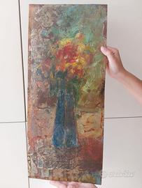 quadro composizione floreale P.G. Scremin