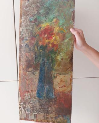 quadro composizione floreale P.G. Scremin